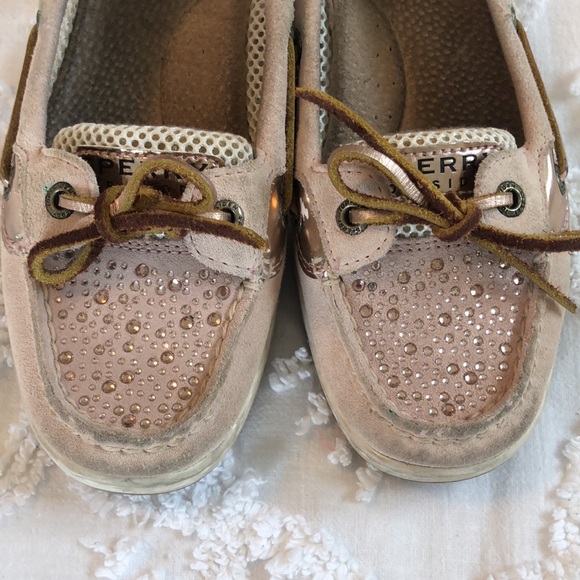 Add to bundle, I’ll send DISCOUNT! Sperry Top Sider with rhinestones - Picture 2 of 5